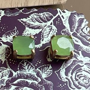 Garden Green Gumdrop Stud Earrings - Spring Trend